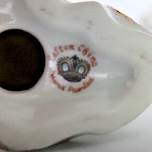 Vintage Lefton China/Asian Pair Chinese Porcelain Figurines Dancing Ladies PB177 - Picture 6 of 6